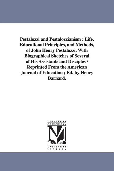 Front cover_Pestalozzi and Pestalozzianism