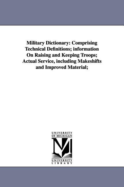 Front cover_Military Dictionary