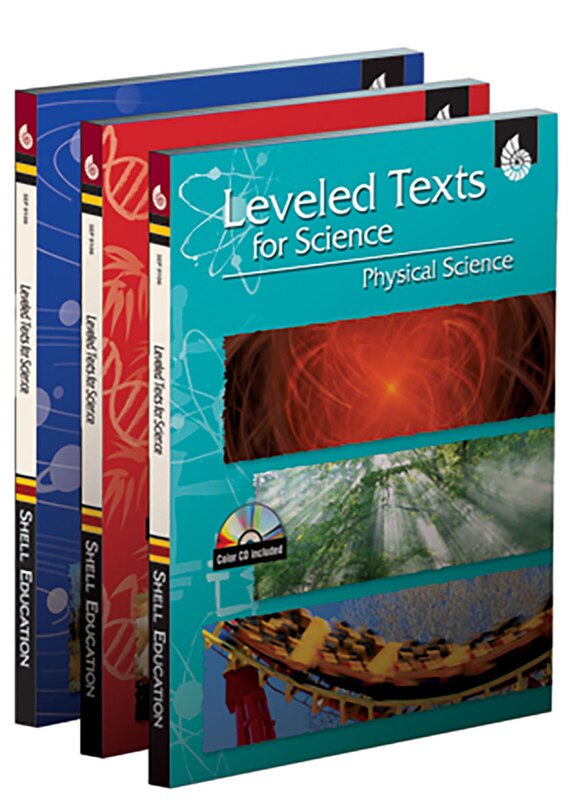 Front cover_Leveled Texts For Science Set