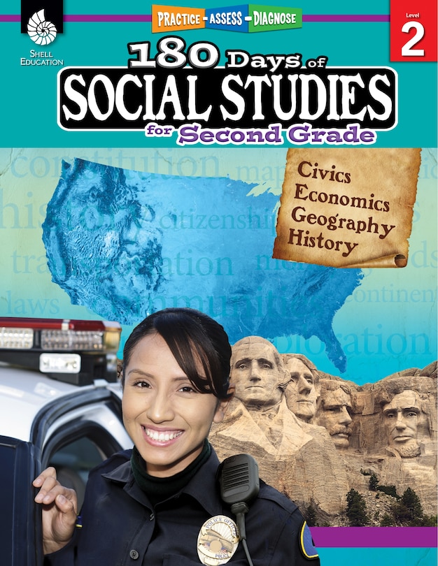 Front cover_180 Days Of Social Studies For Second Grade