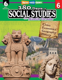 Front cover_180 Days Of Social Studies For Sixth Grade