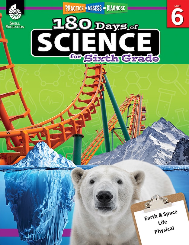 Front cover_180 Days Of Science For Sixth Grade