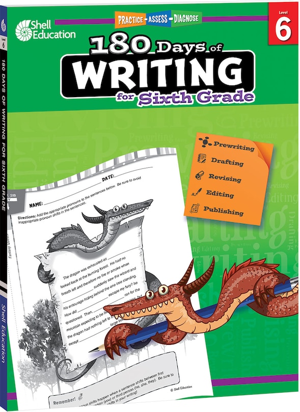 Couverture_180 Days Of Writing For Sixth Grade