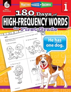 Front cover_180 Days Of High-frequency Wor Ds For First Grade