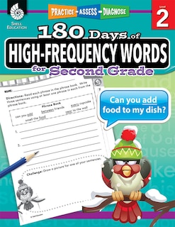 Front cover_180 Days Of High-frequency Wor Ds For Second Grade