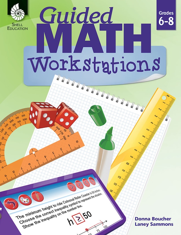 Front cover_Guided Math Workstations Grades 6-8