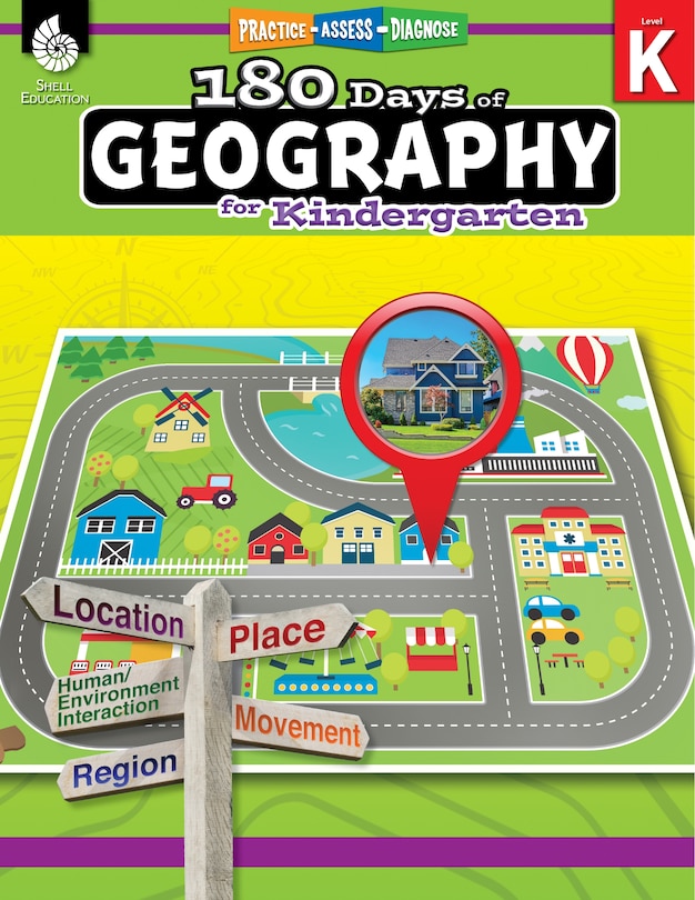 Front cover_180 Days Of Geography For Kind Ergarten