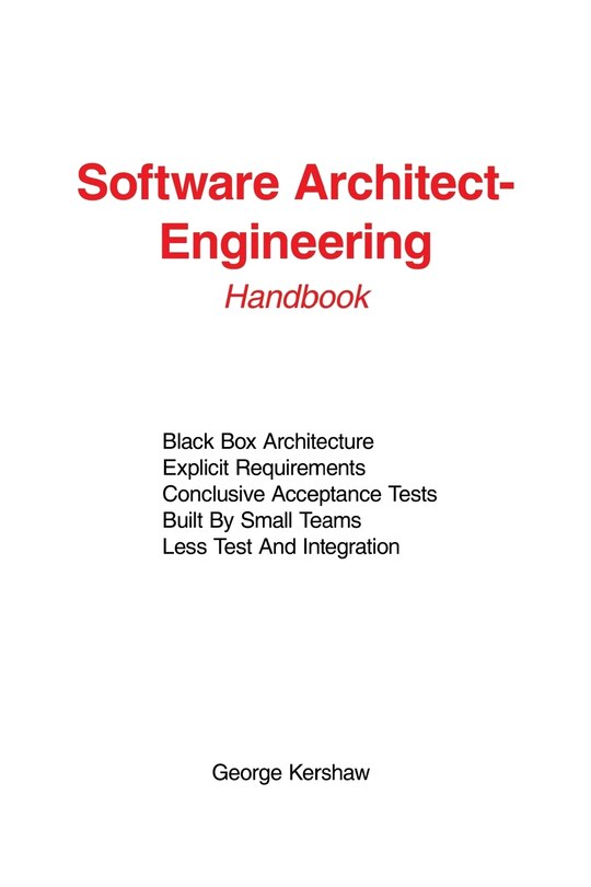 Front cover_Software Architect-engineering