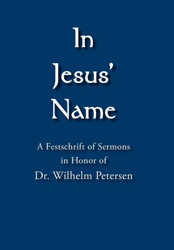 Front cover_In Jesus' Name