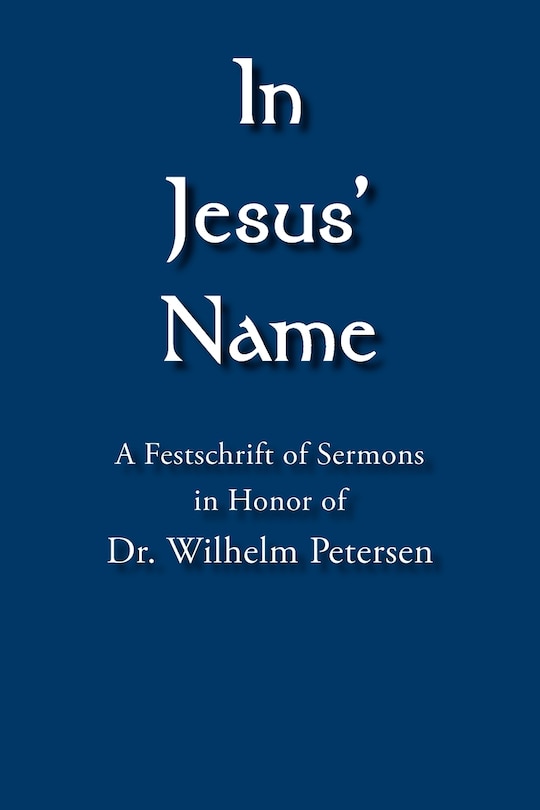 Front cover_In Jesus' Name