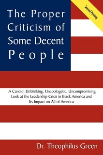 Front cover_The Proper Criticism of Some Decent People
