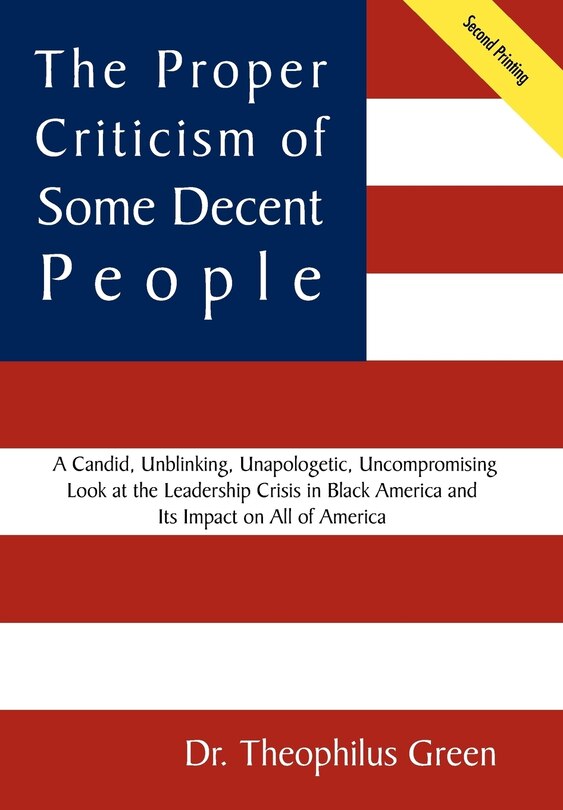 Front cover_The Proper Criticism of Some Decent People