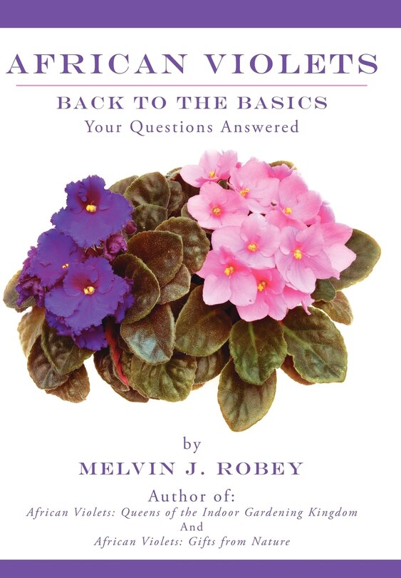 Front cover_African Violets Back to the Basics