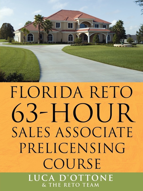 Front cover_FLORIDA RETO 63 hours sales associate pre licensing course