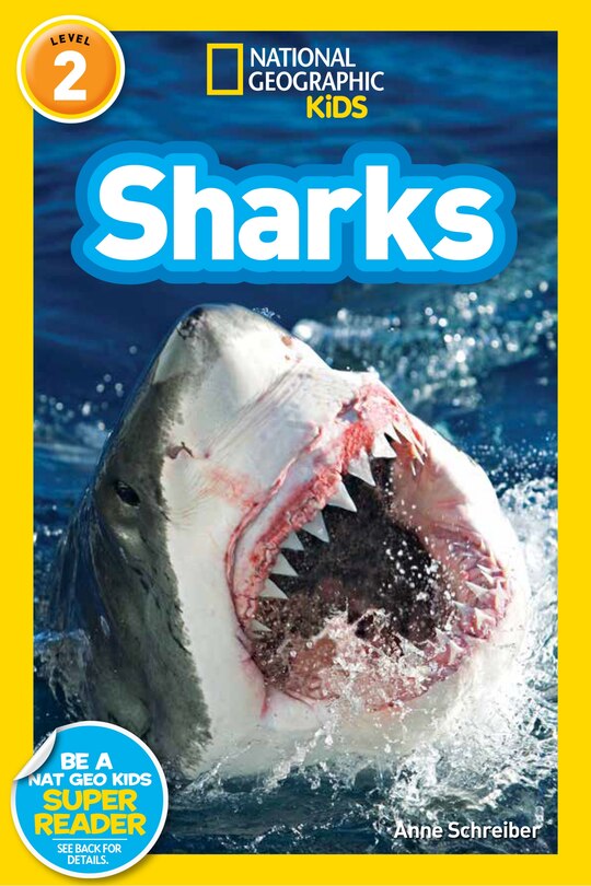 Front cover_Sharks (National Geographic Kids Readers, Level 2)