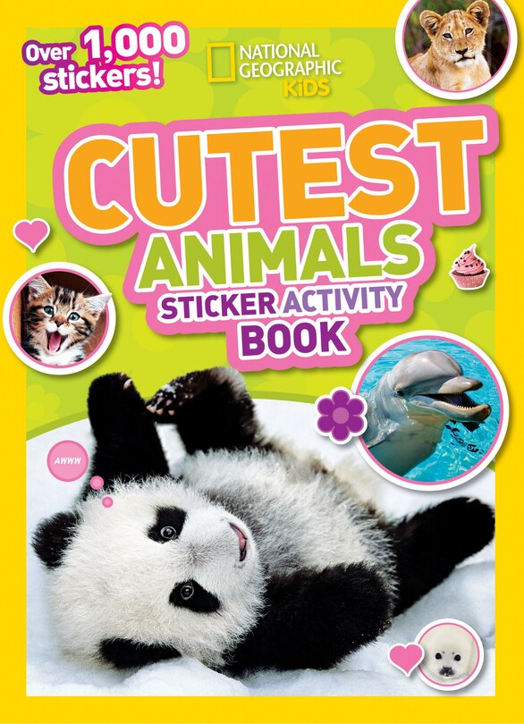 Couverture_National Geographic Kids Cutest Animals Sticker Activity Book