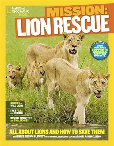 Front cover_National Geographic Kids Mission: Lion Rescue