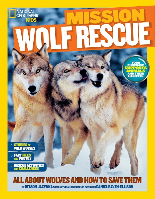 Couverture_National Geographic Kids Mission: Wolf Rescue
