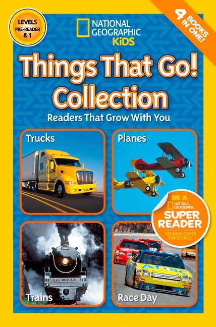 Front cover_Things That Go! Collection (National Geographic Kids Readers, Levels Pre-Reader & 1)