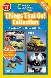 Front cover_Things That Go! Collection (National Geographic Kids Readers, Levels Pre-Reader & 1)