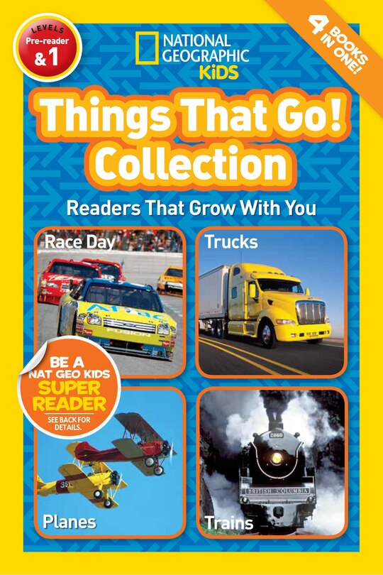 Front cover_Things That Go! Collection (National Geographic Kids Readers, Levels Pre-Reader & 1)
