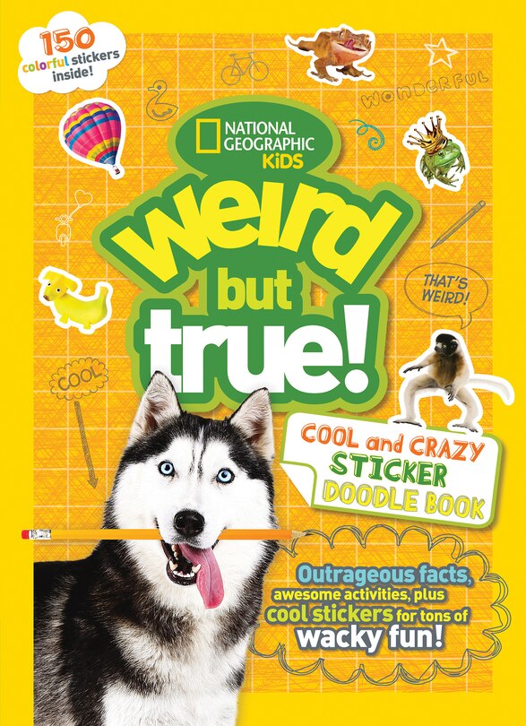 Couverture_Weird But True! Cool and Crazy Sticker Doodle Book
