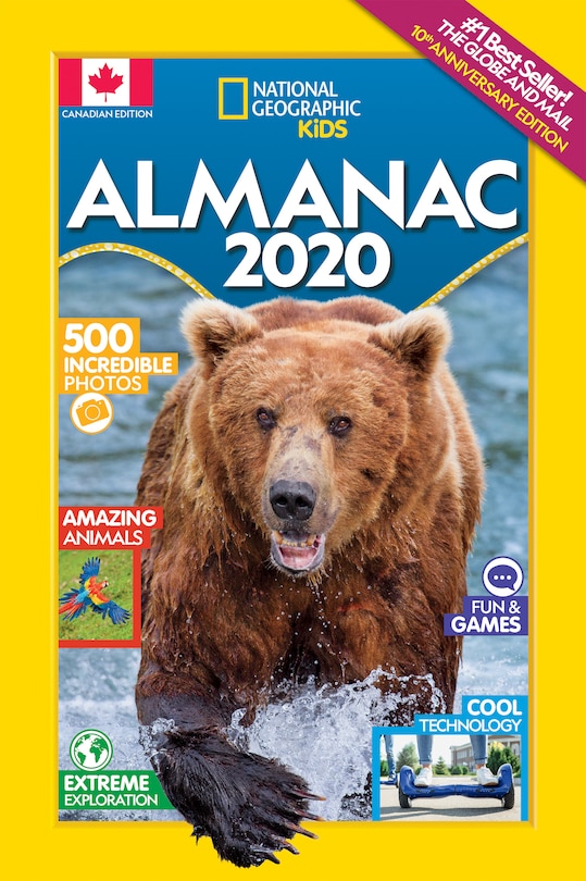 Front cover_National Geographic Kids Almanac 2020, Canadian Edition