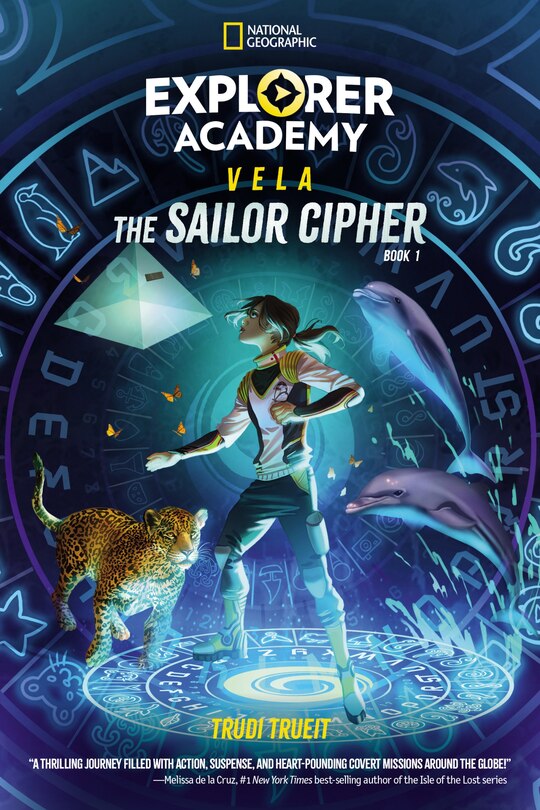 Front cover_Explorer Academy Vela: The Sailor Cipher (Book 1)