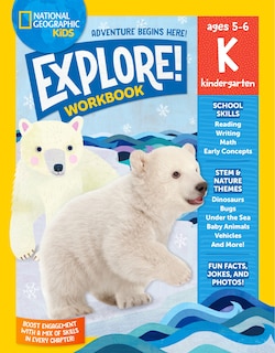 Front cover_National Geographic Kids Explore! Workbook Kindergarten