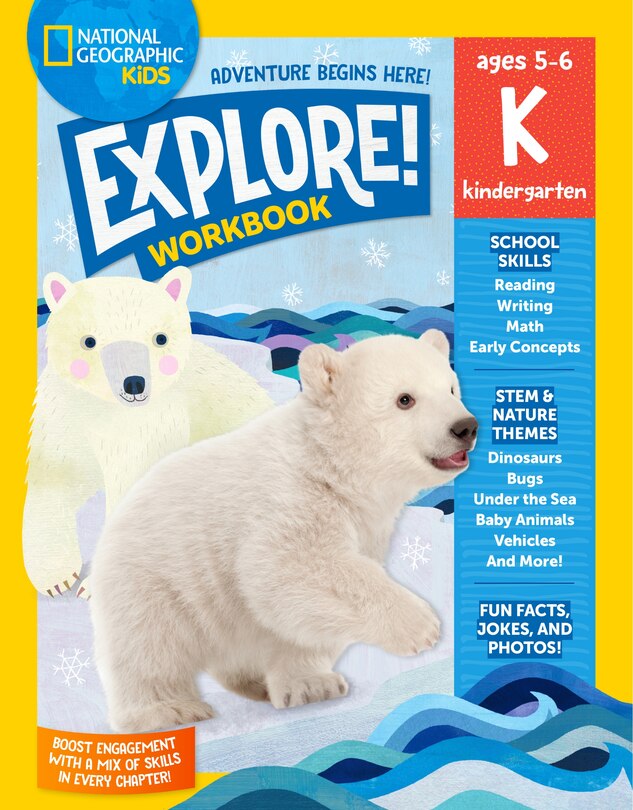 Front cover_National Geographic Kids Explore! Workbook Kindergarten