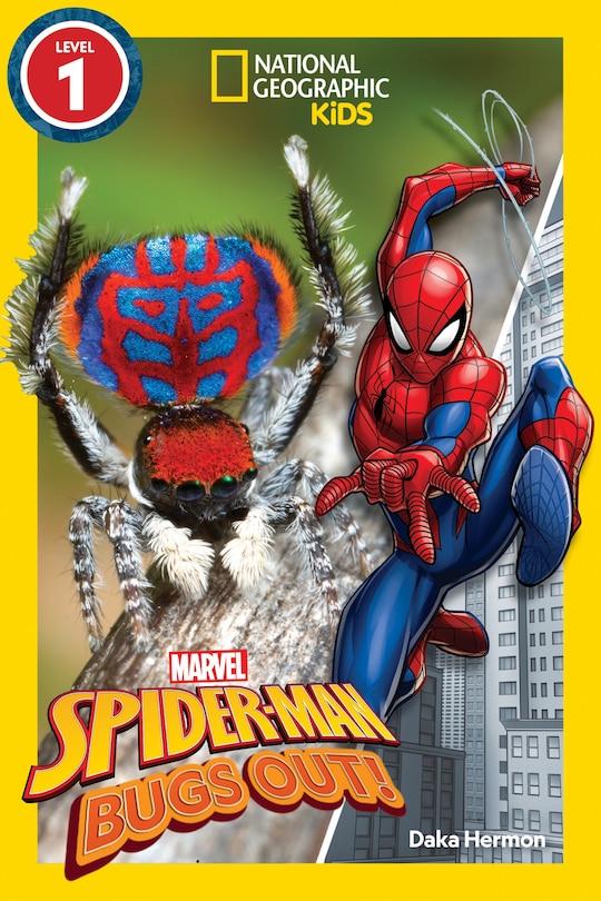 Front cover_Marvel's Spider-Man Bugs Out! (National Geographic Kids Readers, Level 1)