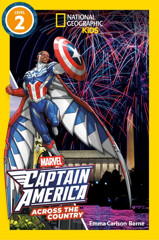 Couverture_Marvel's Captain America Across the Country (National Geographic Kids Readers, Level 2)