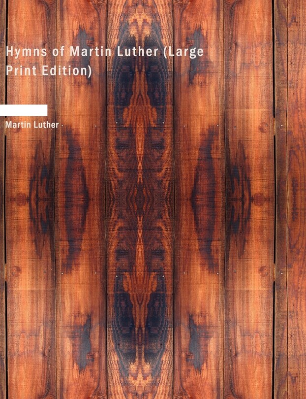 Front cover_Hymns of Martin Luther