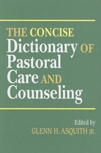 Couverture_The Concise Dictionary of Pastoral Care and Counseling