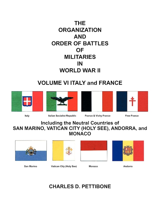 Front cover_The Organization and Order of Battle of Militaries in World War II