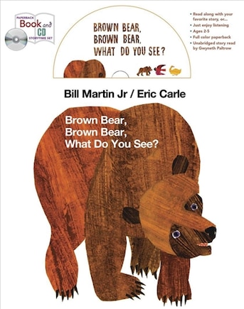 Brown Bear book and CD storytime set