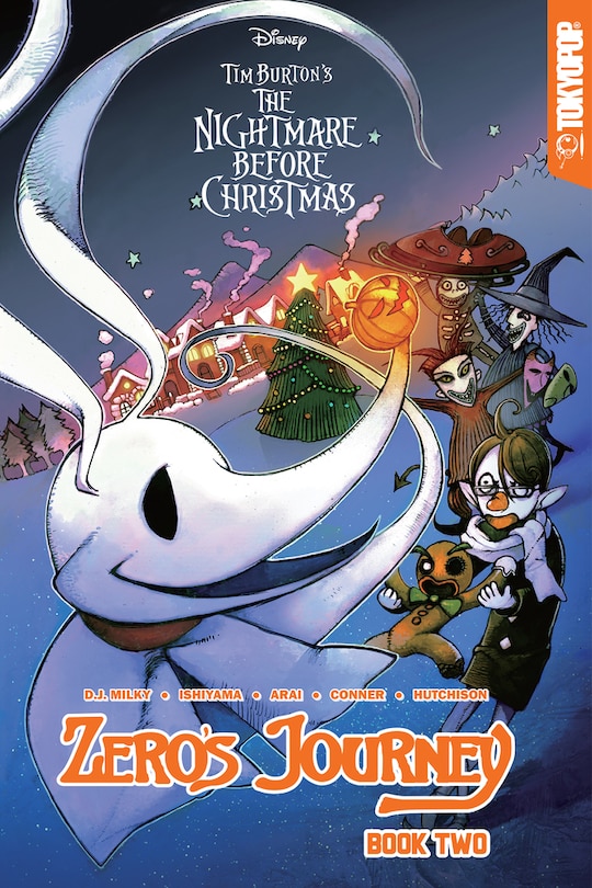 Couverture_Disney Manga: Tim Burton's The Nightmare Before Christmas - Zero's Journey, Book 2