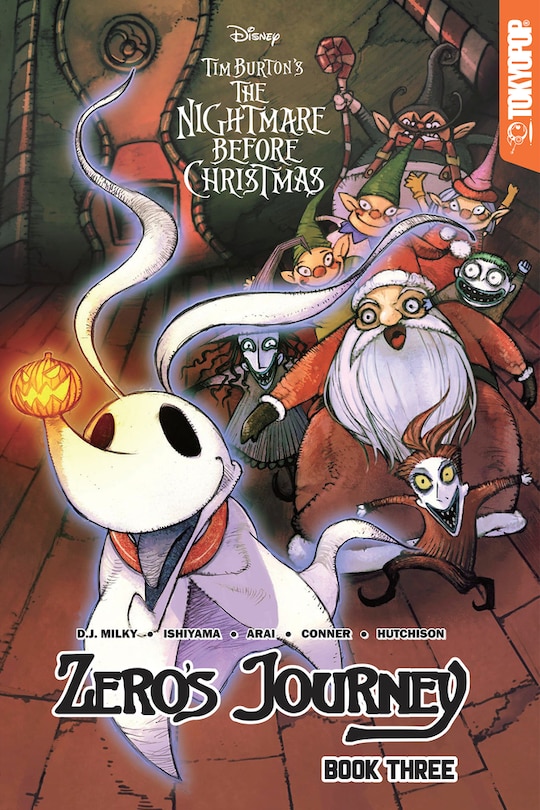 Couverture_Disney Manga: Tim Burton's The Nightmare Before Christmas - Zero's Journey, Book 3