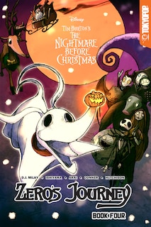 Couverture_Disney Manga: Tim Burton's The Nightmare Before Christmas - Zero's Journey, Book 4