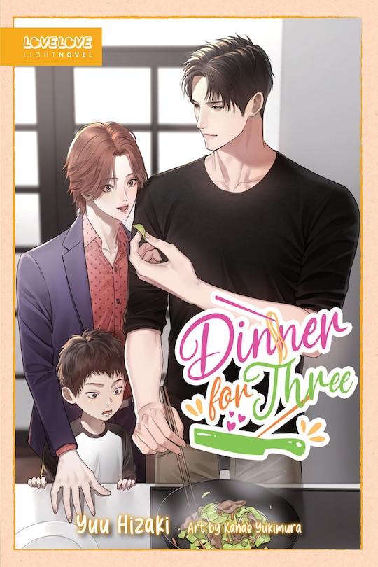 Front cover_Dinner for Three (BL Light Novel)
