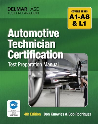 Front cover_Automotive Technician Certification Test Preparation Manual
