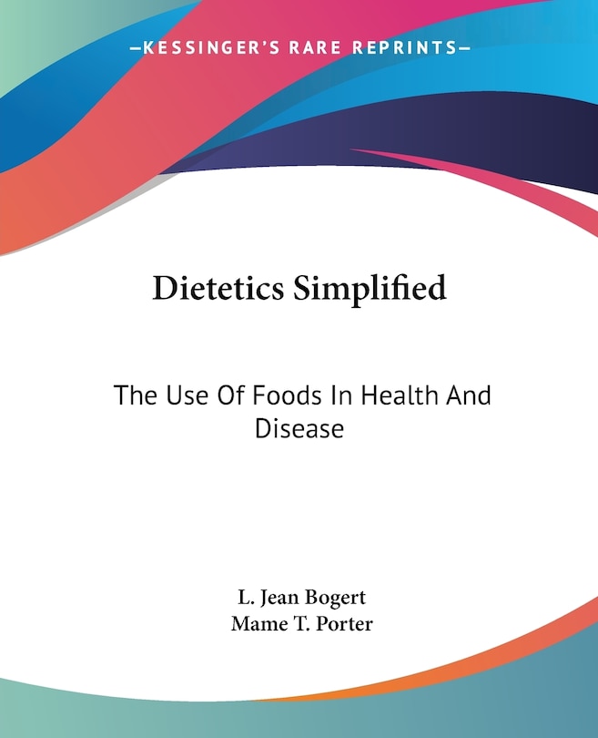 Front cover_Dietetics Simplified