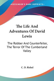 Couverture_The Life And Adventures Of David Lewis