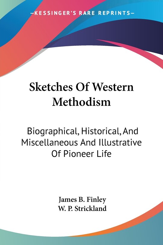Front cover_Sketches Of Western Methodism