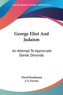 Front cover_George Eliot And Judaism
