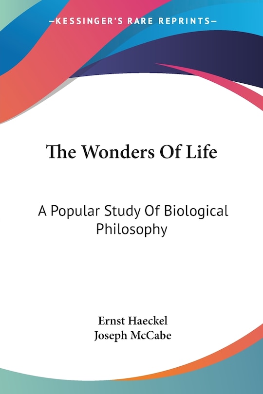 Couverture_The Wonders Of Life
