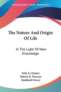 Front cover_The Nature And Origin Of Life