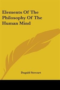 Front cover_Elements Of The Philosophy Of The Human Mind