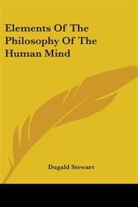 Front cover_Elements Of The Philosophy Of The Human Mind