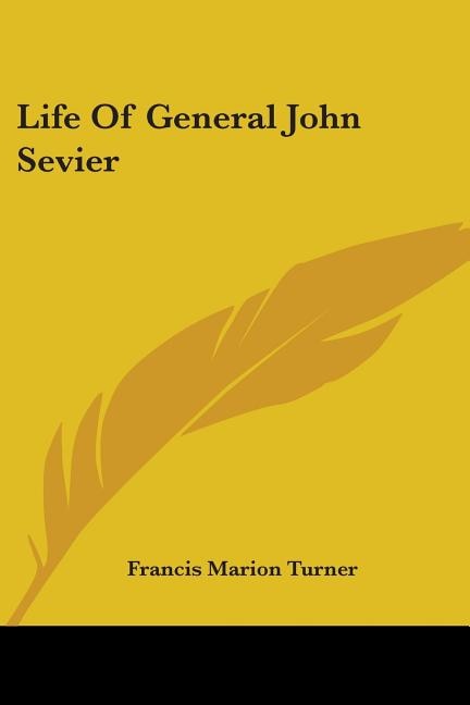 Front cover_Life Of General John Sevier